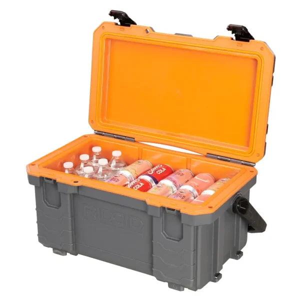 27Qt Cold Box – High-Impact Resin Cooler with Carry Handle