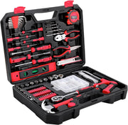 View Home Tool Set Kit - 286 PCS Home Auto Repair Tool Kit with Rolling Tool Box, Mechanic Tool Sets with 21V Max Cordless Power drill, Perfect for Homeowner, Diyer, Handyman image 4