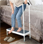 View Mybow Bed Step Stool with Handle for High Beds, Adjustable 2 Step Stool, 31.5" Extra Wide & Heavy Duty Mobility Aid for Seniors, Post-Surgery Recovery, Pregnant Women, Medical Bedside Step image 1