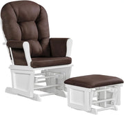 View Lennox Furniture Glider Rocker Combo Espresso Beige image 1