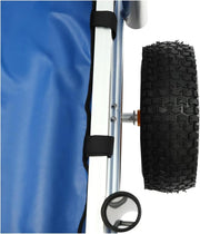 View Fishing Cart, Pneumatic Tires, Beach Trailer with Large Cargo Basket, 176lbs Load Capacity, 35.4 * 15.7 * 9.8in Beach Cart Wagon，for Picnic image 3