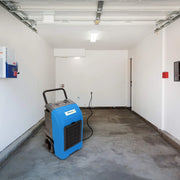 View Commercial dehumidifier, suitable for homes, basements, garages and workplaces. Industrial water loss treatment equipment - a set of 1-piece, blue image 3