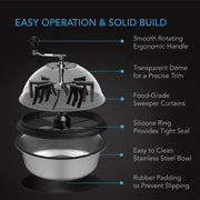 View 16" Bud Leaf Bowl Trimmer with Stainless Steel Blades image 4