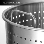 View Outdoor Cooking Crawfish Seafood Boil Pot - Stainless Steel Stock Pot with Strainer Basket for Lobster Crab Boil and Shrimp Boil,17.8in/100 quart/25 Gallon image 4