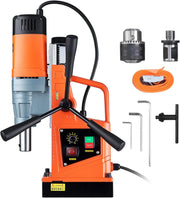 View Mag Drill Press, 1550W 2" Boring Diameter, 2922lbf Power Magnetic Drill, 500 PRM, 10-Speed, Electric Drilling Machine for Metal Surface, Industrial and Home Improvement image 1