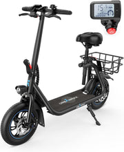 View 450W Electric Scooter with Seat, 22-Mile Range image 1