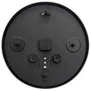 View 18" Bronze-Tone Outdoor Wall Clock, Weather-Resistant Plastic, Farmhouse Style image 3