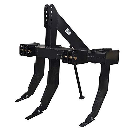 3-Shank Subsoiler Ground Ripper for 3-Point Tractors, Quick Hitch Compatible