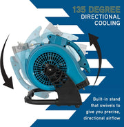 View Filter fan FM-48, outdoor cooling type, sturdy and durable, powerful in performance, high wind speed, three-speed adjustment, highly suitable for use in camping, courtyards, picnics and other occasions. image 4