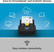 View iX1600 Wireless or USB High-Speed Cloud Enabled Document, Photo & Receipt Scanner with Large Touchscreen and Auto Document Feeder for Mac or PC, 17 watts, Black image 4