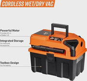View Armor All 2.5-Gallon 20V Cordless Wet Dry Vacuum C DVTB202 0902 image 2