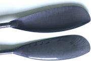 View High-performance lightweight double-body carbon fiber kayak paddle, featuring wing-shaped blades, elliptical shafts and adjustable knobs (suitable for users with a height of 215 - 225 centimeters) image 3