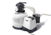 View INTEX 26651EG SX3000 Krystal Clear Sand Filter Pump for Above Ground Pools, 16in, Light gray image 2
