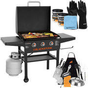 View 28-Inch XL 3-Burner Outdoor Griddle with Hood and Accessories image 1