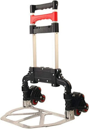 View Hand Cart-Home Small Trailer Luggage Cart Folding Trolley Car Outdoor Goods Shopping Trolley Cart Truck image 1