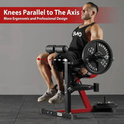 View Leg Extension and Curl Machine, Lower Body Special Leg Machine, Adjustable Leg Exercise Bench with Plate Loaded, Leg Rotary Extension for Thigh, Home Gym Weight Machine image 4