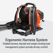 View Husqvarna 150BT Gas Backpack Leaf Blower, 51cc 2.16HP, 765CFM 270MPH, Ergonomic Design image 4