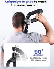 View Professional massage gun - deep tissue impact massage, 16mm amplitude, suitable for professional muscle massager for athletes, can relieve pain, quiet electric back massager, as a gift for him image 4