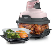 View Air fryer can be used in conjunction with microwave ovens, refrigerators and dishwashers. It is made of non-toxic glass material and features a portable cooking system with a capacity of 4 gallons. It comes with 6 glass containers and a sealing lid, image 4