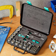 View 3/8 inch metric ratchet set (43-piece set) image 3