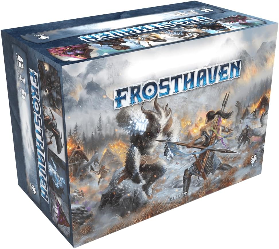 Cephalofair Games Frosthaven, Juego de Mesa cooperativo, de campaña ambientado en un Universo Helado, Desde 14 años, 1-4 Jugadores, 30 Minutos de