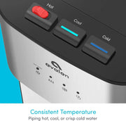 View Limited Edition Self Cleaning Water Cooler Water Dispenser - 3 Temperature Settings - Hot, Cold & Room Water, Durable Stainless Steel Construction, Bottom Loading - UL Listed-Avalon image 3