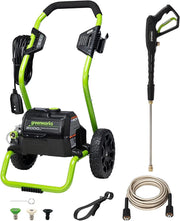 View Greenworks 2000 Max PSI, 1.1 GPM (13 Amp) Electric Pressure Washer GPW2000-1RG image 1
