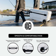 View 110 Qt Glide Pro Portable Large Ice Chest Wheeled Cooler image 3