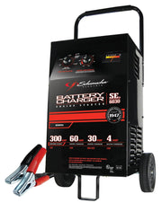 View Electric Wheeled Battery Charger and Engine Starter, SC1446, 2-in-1, manual timer control, 300 crank amps, 6 volts, 12 volts, for car, SUV, truck and Marine batteries image 2
