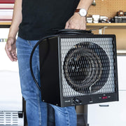 View Portable Heater (240V) Portable Electric Garage Heater Heats Up to 600 sq. ft. with 6-Foot Cord Wrap and Carrying Handle | 5600 Watt Portable Electric Shop Heater for Garage and Work Shop image 2
