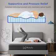 View 10 Inch Hybrid Mattress in a Box with Gel Memory Foam image 4