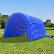 View Inflatable sports tunnel entrance 16x10x10 feet, white, with built-in fan - suitable for team introductions, commercial promotion, trade shows, advertising and exhibition activities, inflatable tunnel tents image 3