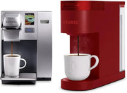 View Commercial office single-cup K-Cup coffee machine, silver version image 4