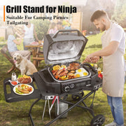 View Collapsible Grill Stand for Ninja Woodfire Grill, Traeger, Pit Boss, and 22" Blackstone Griddle image 2