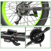 View 1000W 26-Inch Fat Tire Folding Electric Mountain Bike, Dual Crown Fork, 17.5Ah image 6