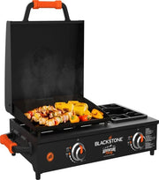 View blackstone adventure ready 17 inch tabletop griddle with range top black image 3