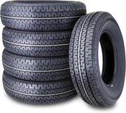 View Libra Trailer Parts set of 4 Heavy Duty Trailer Tires ST205/75R15 205 75 15 10-Ply Load Range E Steel Belted Radial w/Scuff Guard image 1