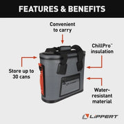 View Lippert Components Adventure Pro Beverage Cooler 22.5 Quart 2021099913 image 4
