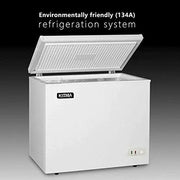 View Commercial Top Chest Freezer 7 Cu. Ft - Deep Ice Cream Freezer with Wire Storage Basket, Solid Door, for Groceries, Kitchen, Restaurant White image 2