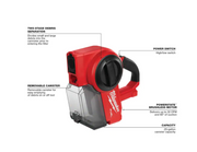 View 18V Brushless 0.25-Gallon Cordless Jobsite Vacuum with 5.0Ah Battery and Charger image 4