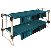 View Disc-O-Bed Large Cam-O-Bunk Benchable Double Cot with Storage Organizers, Green image 1