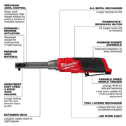View 12V Cordless Extended Reach High-Speed Ratchet Set, 1/4-Inch and 3/8-Inch Drive Electric Ratchets, Lithium-Ion Battery Powered image 6
