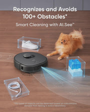 View eufy restored X10 Pro Omni Robot Vacuum and Mop Combo, 8,000 Pa Suction, Dual Mops, Auto Mop Washing, Auto Drying, Self-Emptying (Refurbished... image 3