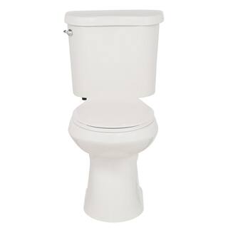 2-Piece 1.28 GPF High-Efficiency Single-Flush Elongated Toilet, White