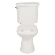View 2-Piece 1.28 GPF High-Efficiency Single-Flush Elongated Toilet, White image 6