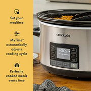 View Crock-Pot 7 Quart Portable Programmable Slow Cooker with Timer and Locking Lid image 3
