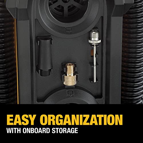 20V Cordless Tire Inflator, Compact and Portable, with Automatic Shut-Off and LED Light