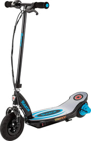 View An electric scooter suitable for children over 8 years old - 100-watt hub motor, 8-inch inflatable tires, maximum speed of 11 miles per hour, maximum running time of up to 60 minutes, suitable for users weighing no more than 120 pounds. image 3