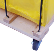 View Basket Trucks,Service Carts Yellow 8 Bushel Knock Down Truck,Carts, 10.0 cu. ft, 400 lb, 34" L X 22" W X 30.5" H Capacity image 3