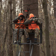 View 21-Foot 2-Person Ladder Treestand, Heavy-Duty Hunting Tree Stand with Ladder, Elevated Outdoor Hunting Platform image 4